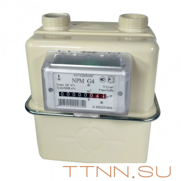 Газовый счетчик Газдевайс NPM-G4 110 мм Правый (справа-налево)