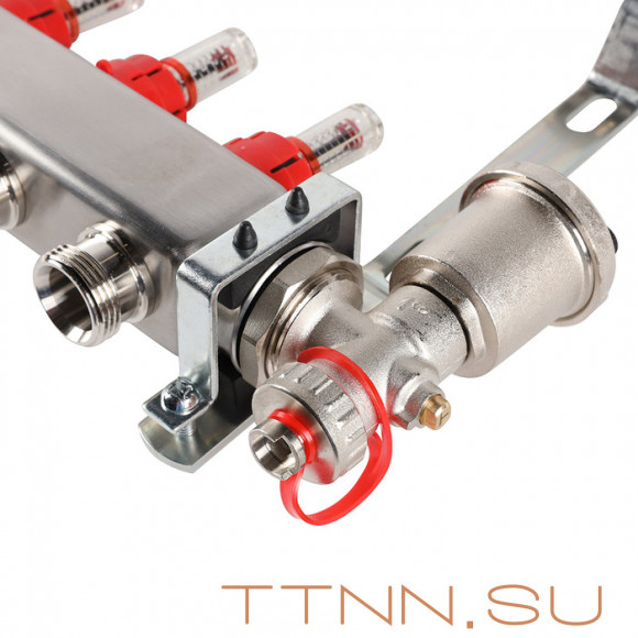 Для отопления Rommer 1"/3/4"x6 с расходомерами (RMS-1210-000006)