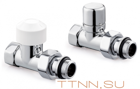 Набор термостатический Royal Thermo DESIGN прямой М30х1,5 1/2" (Хром полированный)