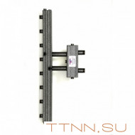 Распределительный коллектор совмещенный с гидравлическим разделителем на 4 контура, арт. ГК4V-70