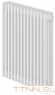 Стальной трубчатый радиатор 3-колончатый Royal Thermo Insignia VC3050 - 14 секц. RAL9016, нижнее 1/2