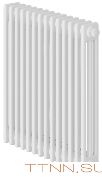 Стальной трубчатый радиатор 3-колончатый Royal Thermo Insignia VC3050 - 14 секц. RAL9016, нижнее 1/2