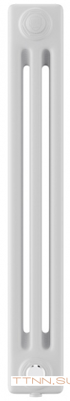 Стальной трубчатый радиатор 3-колончатый Royal Thermo Insignia VC3050 - 18 секц. RAL9016, нижнее 1/2
