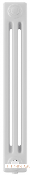 Стальной трубчатый радиатор 3-колончатый Royal Thermo Insignia VC3050 - 22 секц. RAL9016, нижнее 1/2