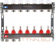 Для отопления Rommer 1"/3/4"x7 с расходомерами (RMS-1200-000007)