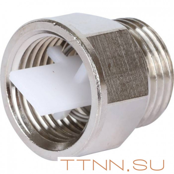 Клапан отсекающий, обратный, 1/2" никель STOUT SVC-1003-000015