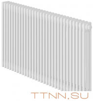 Стальной трубчатый радиатор 3-колончатый Royal Thermo Insignia VC3050 - 30 секц. RAL9016, нижнее 1/2