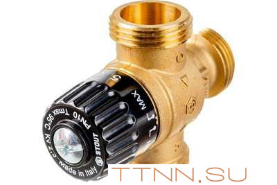 Смесительный клапан STOUT 1 1/4 НР 30-65°С KV 3,5