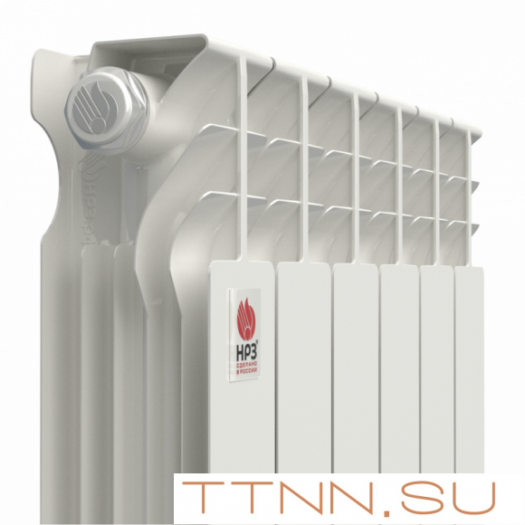 Алюминиевый радиатор НРЗ ЛЮКС 500/100 12 секций