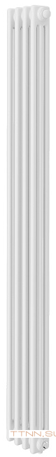 Стальной трубчатый радиатор 3-колончатый Royal Thermo Insignia VC3180 - 04 секц. RAL9016, нижнее 1/2