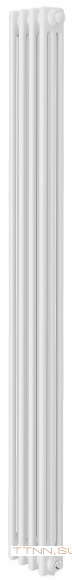 Стальной трубчатый радиатор 3-колончатый Royal Thermo Insignia VC3180 - 04 секц. RAL9016, нижнее 1/2