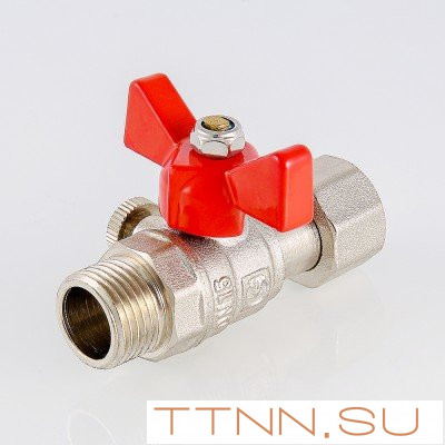 Кран для подключения манометра 1/2"наружная - 1/2"внутренняя Valtec VT.806.N.0404 Кран для подключения манометра 1/2"наружная - 1/2"внутренняя Valtec VT.806.N.0404