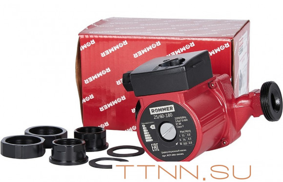 Насос для отопления Rommer 25/60-180 Насос для отопления Rommer 25/60-180