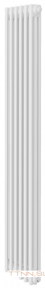 Стальной трубчатый радиатор 3-колончатый Royal Thermo Insignia VC3180 - 06 секц. RAL9016, нижнее 1/2