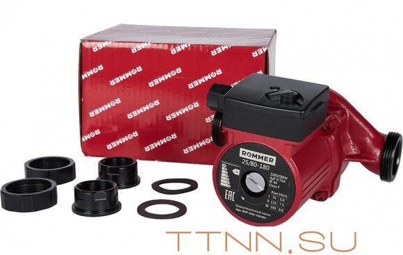 Насос для отопления Rommer 25/80-180 Насос для отопления Rommer 25/80-180