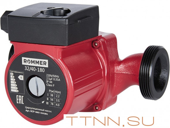 Насос для отопления Rommer 32/40-180 Насос для отопления Rommer 32/40-180