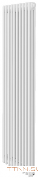 Стальной трубчатый радиатор 3-колончатый Royal Thermo Insignia VC3180 - 10 секц. RAL9016, нижнее 1/2