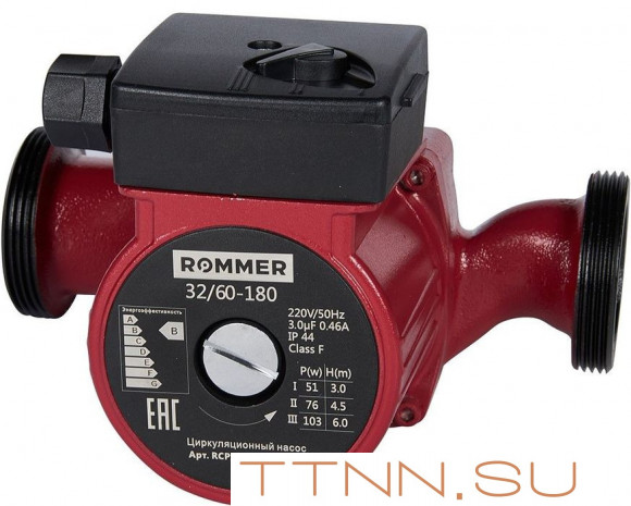 Насос для отопления Rommer 32/60-180 Насос для отопления Rommer 32/60-180