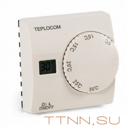 Проводной комнатный термостат TEPLOCOM TS-2AA/8A
