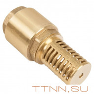 Обратный клапан Unipump 1 1/4" НР-ВР с сеткой (сетка-лат., толкатель-лат.) Обратный клапан Unipump 1 1/4" НР-ВР с сеткой (сетка-лат., толкатель-лат.)