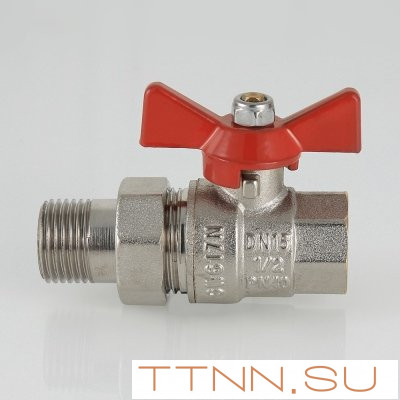 Кран шаровый с накидной гайкой Valtec 1/2 VT.227.N.04