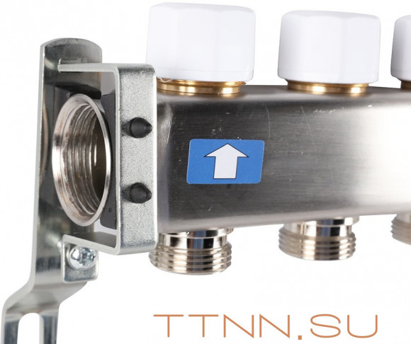 Для отопления Rommer 1"/3/4"x9 с запорными клапанами (RMS-3200-000009)