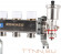 Для отопления Rommer 1"/3/4"x9 с запорными клапанами (RMS-3210-000009)